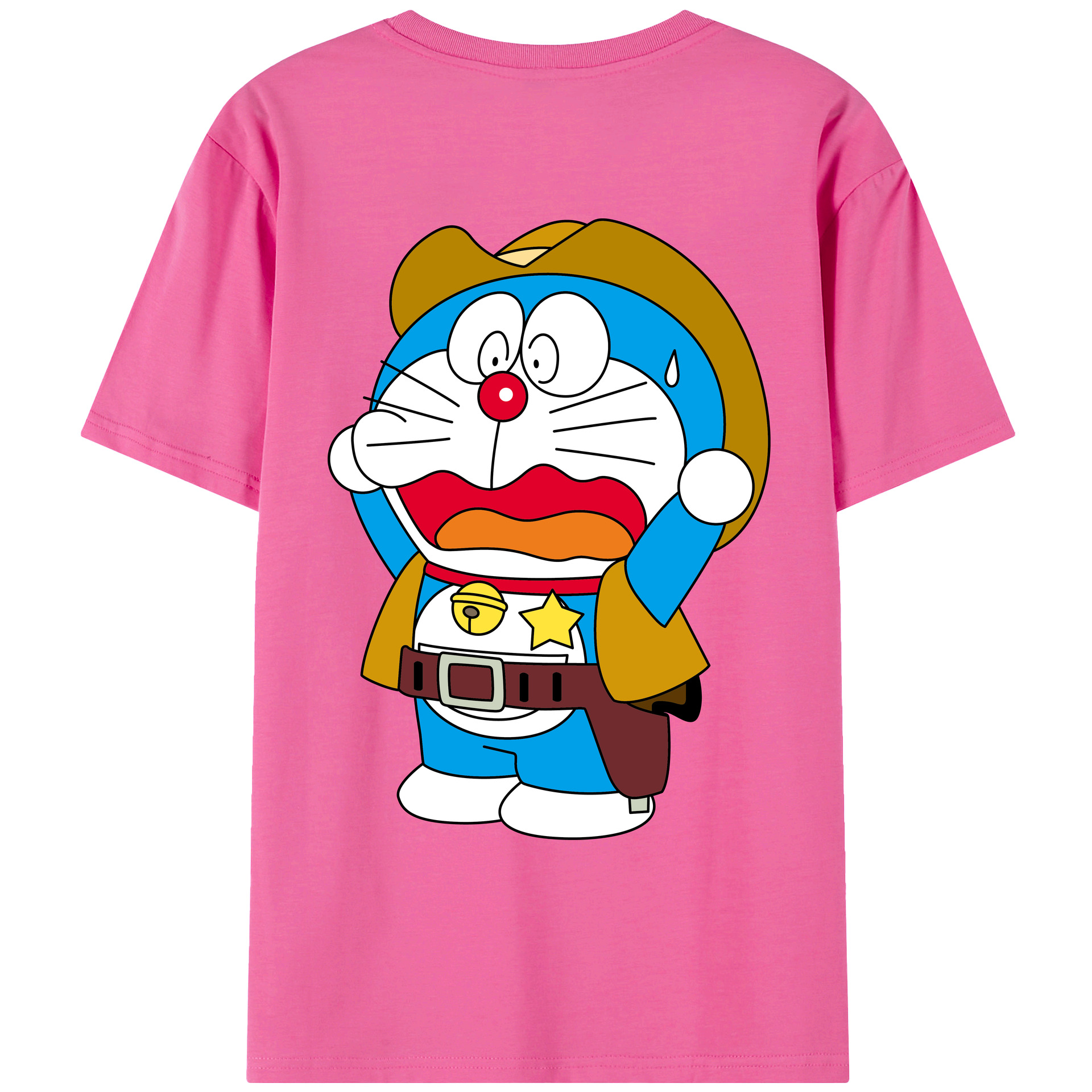 （画像用） ドラえもん Doraemon レディース半袖Tシャツ(バックプリント)